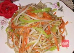 清炒三丝绿豆芽的做法图解10