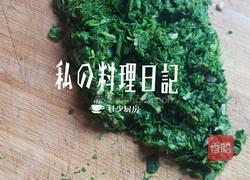 荠菜青菜金针菇肉馅元宝馄饨的做法图解8