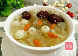 银耳红枣莲子羹的做法图解9