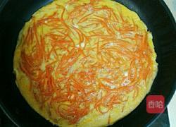 胡萝卜鸡蛋卷的做法图解6
