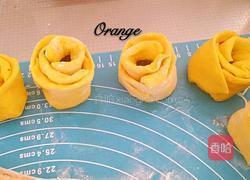 南瓜玫瑰豆沙包的做法图解4