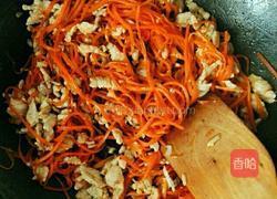 胡萝卜榨菜木耳丝炒肉的做法图解5