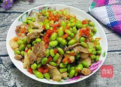 毛豆炒肉的做法图解12