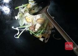 大葱炒猪血的做法图解4