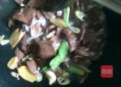 大葱炒猪血的做法图解5