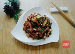 蒜苗炒香干的做法图解9