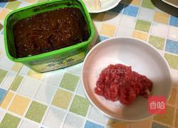 黄豆酱肉末烧豆腐的做法图解2