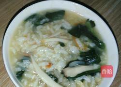 菠菜粥的做法图解6