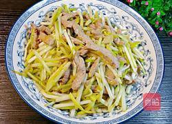 韭黄炒肉丝的做法图解8