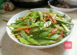 红萝卜炒河南豆的做法图解6