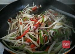 茭白炒肉丝的做法图解8