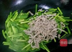 蒜苔炒肉丝的做法图解7