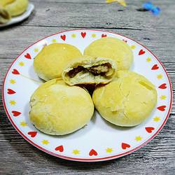 金黄肉酥饼