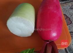 泡甜萝卜的做法图解1