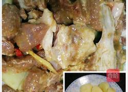 土豆蒸排骨的做法图解4
