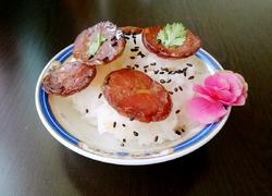 焖腊肠饭