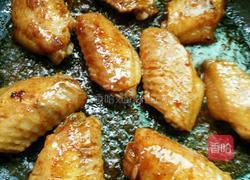 煎蒜香鸡翅的做法图解4