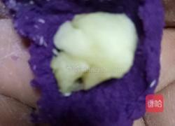 宝宝辅食奶香紫薯球的做法图解6