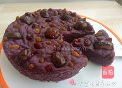 宝宝辅食紫薯糕的做法图解11