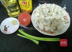 蚝油蕃茄菜花的做法图解1