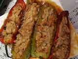 彩椒酿肉的做法[图]