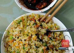 彩虹蔬菜炒饭的做法图解4
