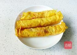 胡萝卜肉馅的鸡蛋卷的做法图解6