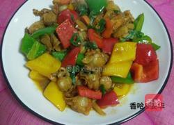 彩椒炒扇贝肉的做法图解8