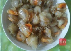彩椒炒扇贝肉的做法图解1