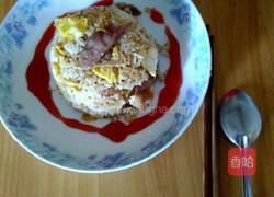 超级简单的腊肠鸡蛋炒饭的做法图解4