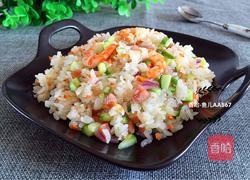 虾仁炒饭的做法图解8