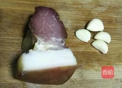 腊肉炒菜苔的做法图解2