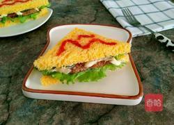 黑胡椒肉排三明治的做法图解14