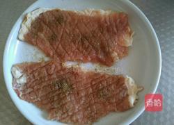 黑胡椒肉排三明治的做法图解2