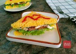 黑胡椒肉排三明治的做法图解15