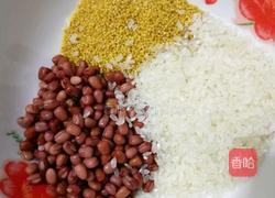 红豆山药粥的做法图解1