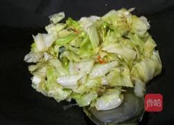 醋溜手撕包菜的做法图解4