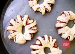 豆沙面包圈的做法图解13