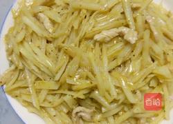 土豆丝炒肉丝的做法图解6