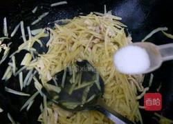 土豆丝炒肉丝的做法图解5