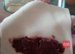 馄饨皮红豆沙春卷（年味）的做法图解3