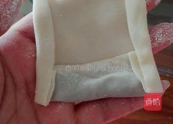 馄饨皮红豆沙春卷（年味）的做法图解4