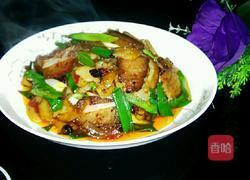 米豆腐炒腊肉的做法图解5