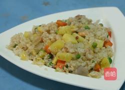 虾仁菠萝炒饭的做法图解12