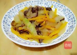 冬瓜炒海参的做法图解5