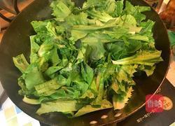 蒜香油麦菜的做法图解3