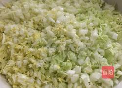 白菜馅肉饺的做法图解2