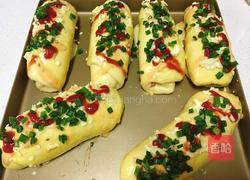 葱香肉松火腿芝士面包的做法图解16