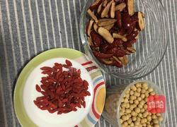红枣枸杞豆浆的做法图解2