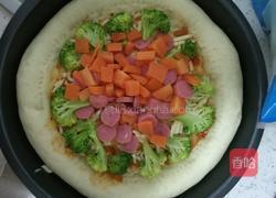 新奥尔良烤肉披萨的做法图解11